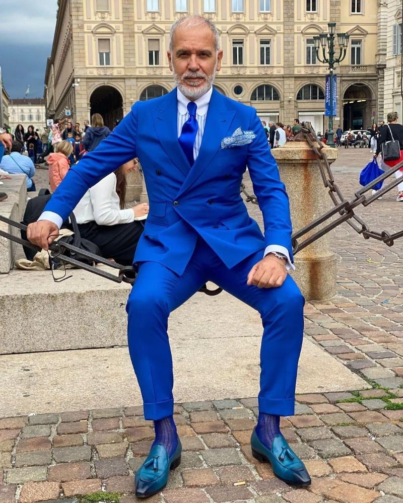 

Men's Suits Men's & Blazers Blue Men Suit 2 Pieces Slim Fit Tailor-Made Jacket Blazer Pants Single Breasted Wedding Work Wear Causal, Burgundy