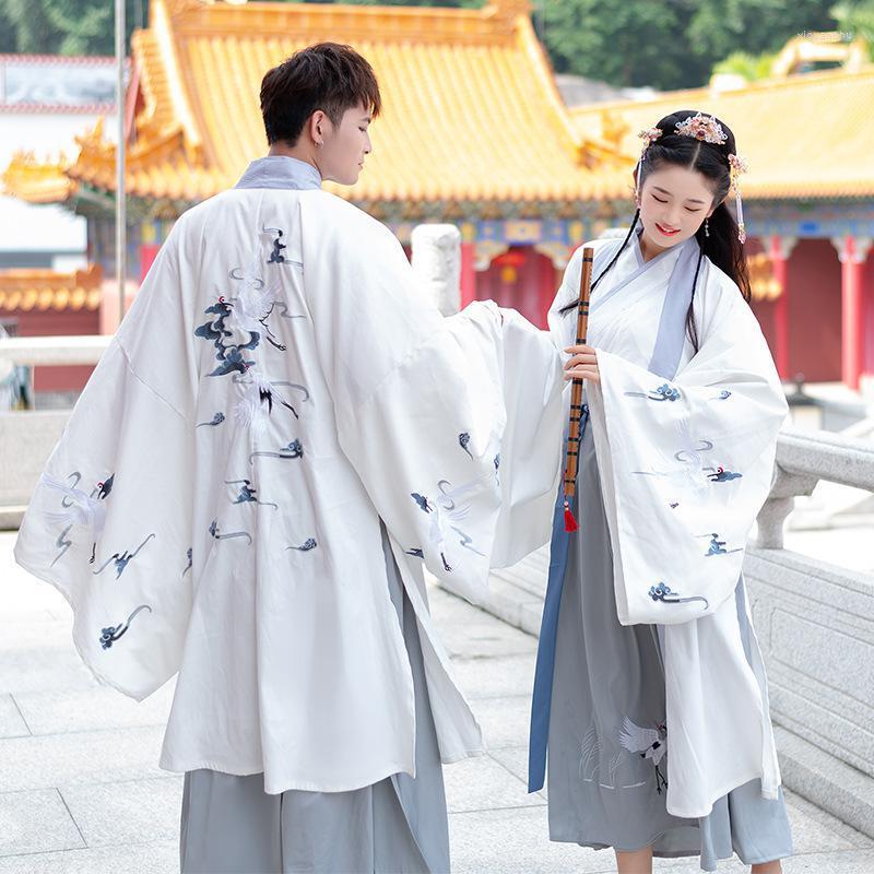 

Ethnic Clothing Men/Women Hanfu Ancient Traditional Chinese Sets Outfit Halloween Cosplay Costume Fancy Dress For Couples Plus Size 4XL