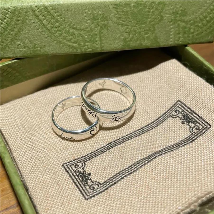 

Designer Ring luxury fashion charm rings men's and women's temperament couple ring top quality jewelry gift2711