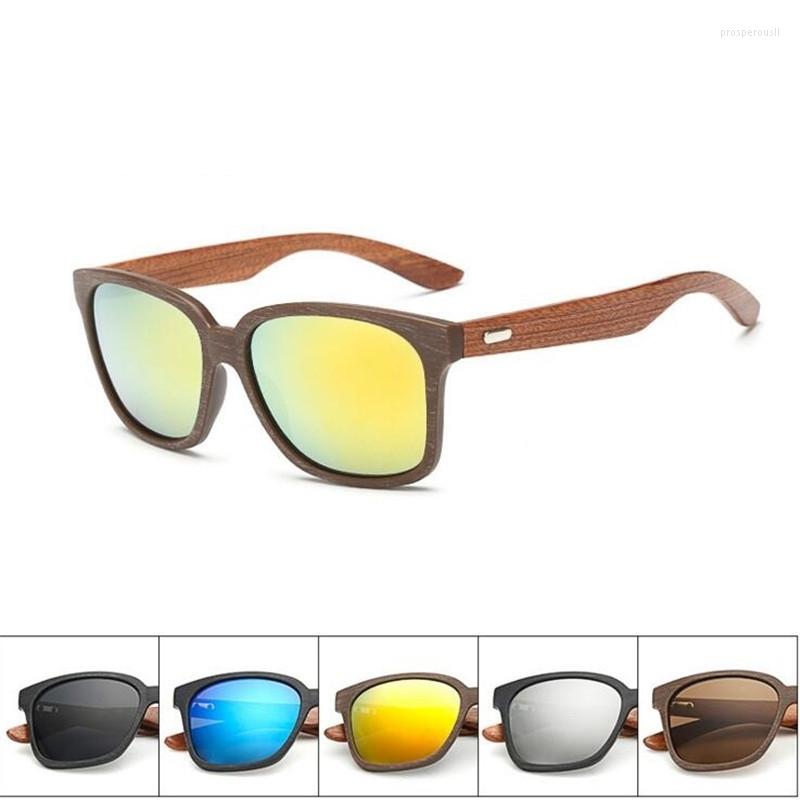 

Sunglasses 2022 Brand Designer Retro Wood Women Mastered Sun Glasses Mens Bamboo Mirror Sunglass Handmade Z127