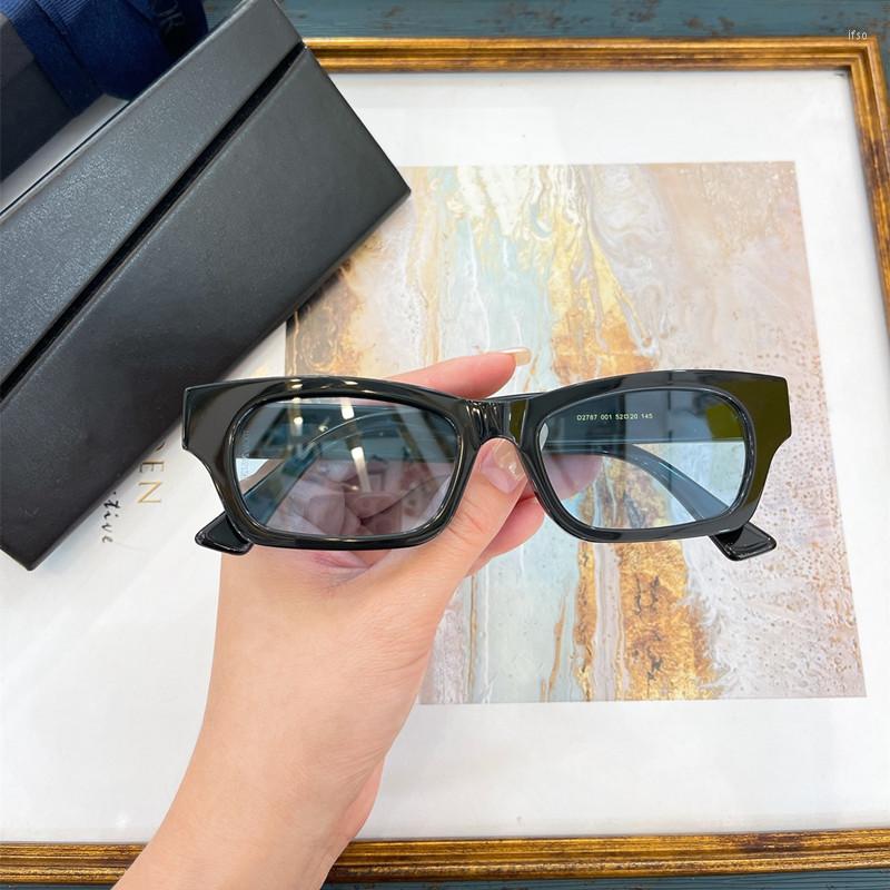 

Sunglasses 2022 Women Man Driving D2787 Square Fashion Sports Brand Design Eyeglasses Frame Gradient Eyewear