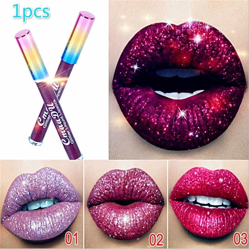 

Lip Gloss Shiny Diamond Lipstick Waterproof Liquid Matte Makeup Female Professional Cosmetics, 01