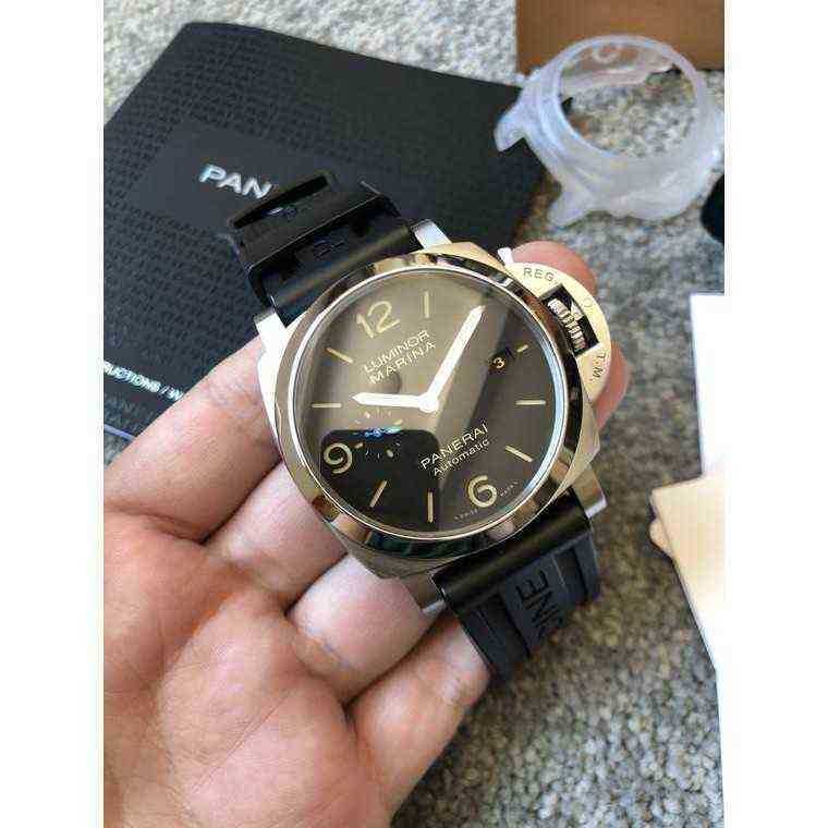 

Luxury Mechanical Movement Watch Panera Lumino Series Pam01312 44mm Automatic Swiss Brand Designers es Wrist, Khaki