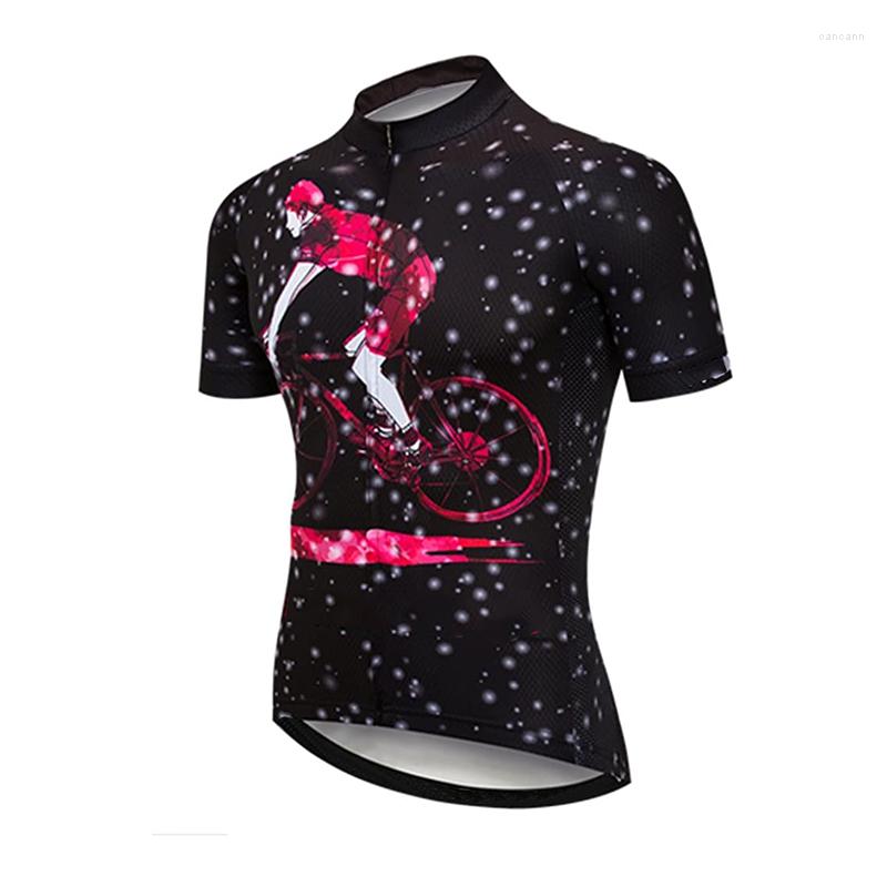 

Racing Jackets 2022 Summer Cycling Clothing Fashion Print Pattern Women Breathable Short Sleeve Bicycle Bike Ciclismo Jersey, 01