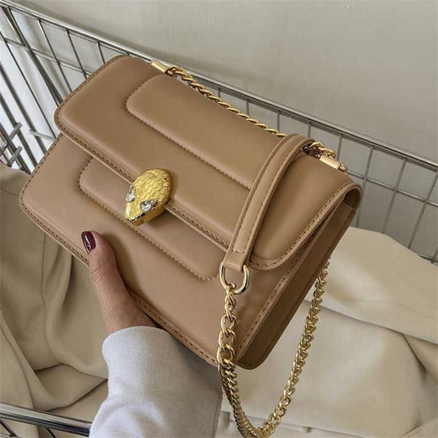 

Messenger Bags Women's 2022 Spring New Simple One Shoulder Crossbody Head Small Square Bag, Black