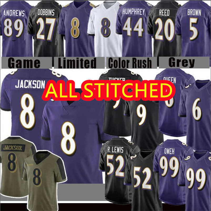 

Custom Lamar Jackson Jersey Baltimore''Ravens''14 Kyle Hamilton Mark Andrews Justin Tucker Ray Lewis Ed Reed patch Marlon Humphrey Football Jerseys Womens 4XL, Color