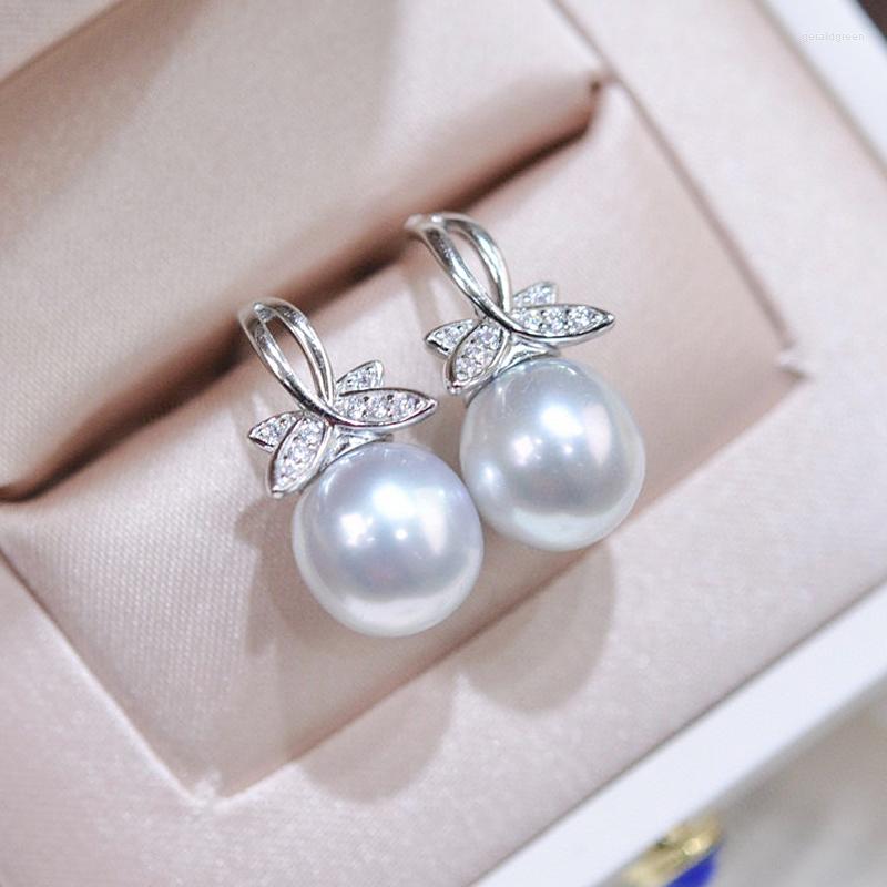 

Stud Earrings MeiBaPJ 925 Genuine Silver 9-10mm White Natural Freshwater Pearl Fine Wedding Jewelry For Women