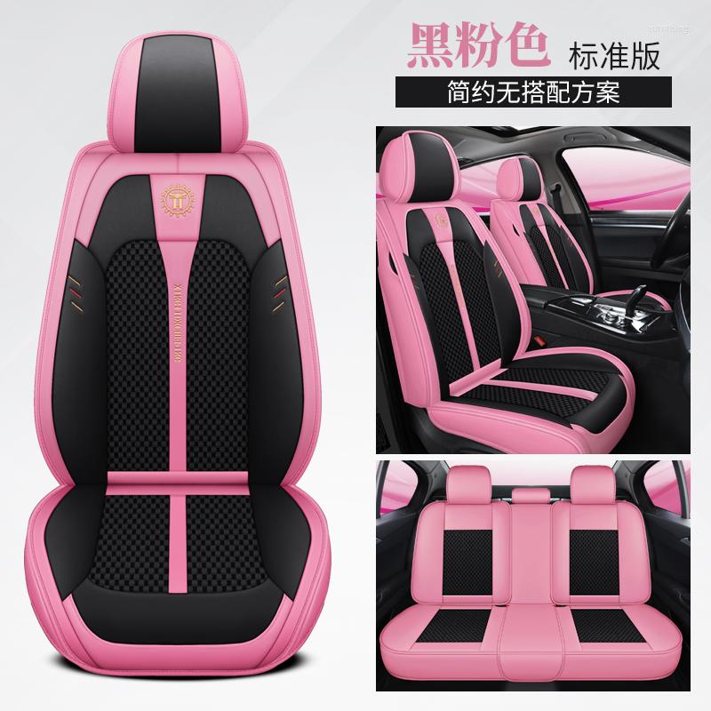 

Car Seat Covers Cover Front/Rear Vehicle Cushion Not Moves Universal Pu Leather Black/Red Non-Slide For Ibiza X1 X45