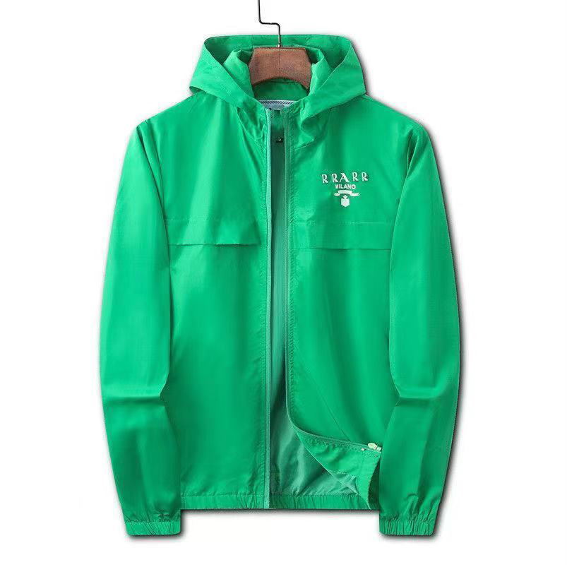 

Men's zippered jacket embroidered letter outdoor designer autumn and winter classic new fashion hooded sports windbreaker casual wear, Customize