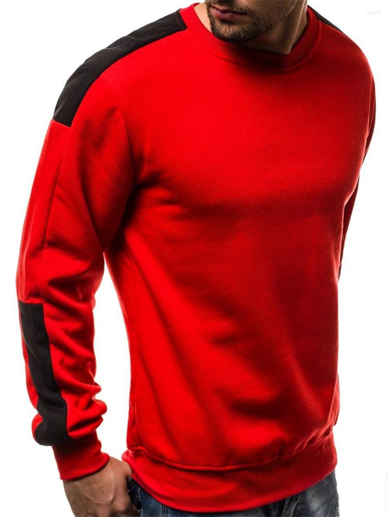 

Men's Hoodies Men Fleece Sweatshirt 2022 Autumn Winter O-Neck Multi-Color Male Casual Streetwear Plus Size -3XL, Black