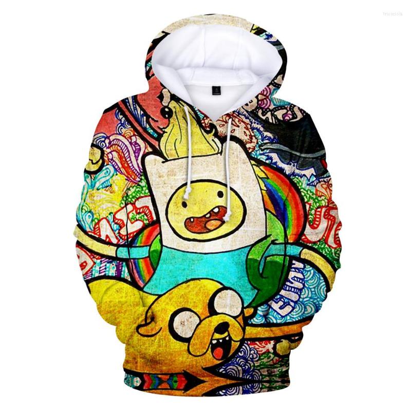 

Men's Hoodies Anime Hoodie 3D Finn And Jake Streetwear Personalized Printing Hip Hop Pullover Men/Women/Students 4XL, 3d hoodie