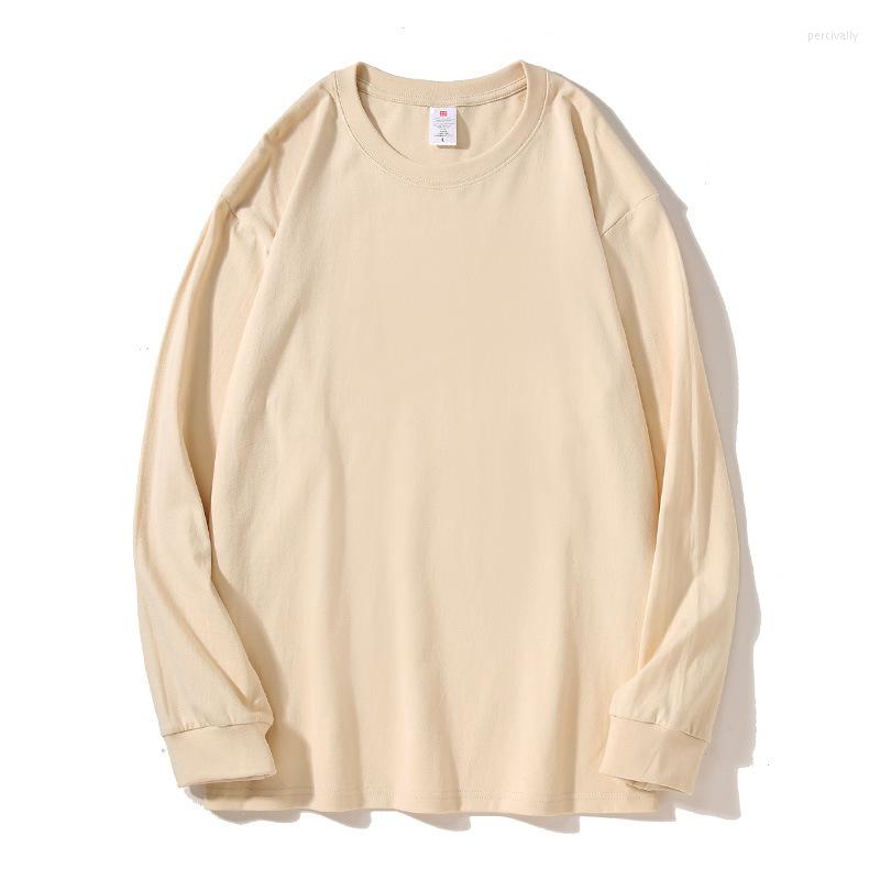 

Men's Sweaters SALSPOR Long Sleeved T-Shirt Fashion Pure Cotton Pullover Trendy Brand Round Neck Sweater Bottoming Casual Slim Top, Black