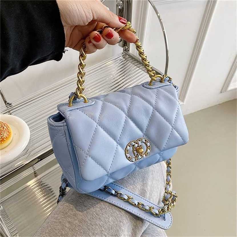 

60% OFF 2023 Designer bag trendy Beibei Shangpin Korean chic solid color simple chain one diagonal straddle versatile women's, White