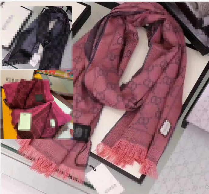 

22SS Winter Unisex Top 100% Cashmere Scarf GG gucci LVS F H Women High End Designer Oversized Classic Plaid Shawls and Scarves Scarfs