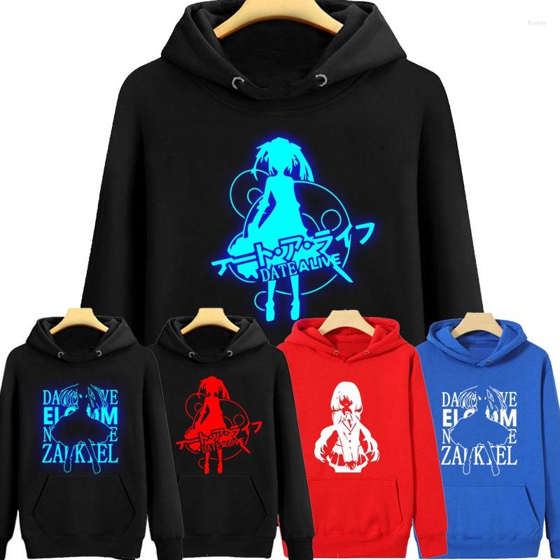 

Men' Hoodies High-Q Unisex Anime DATE A LIVE Noctilucan Hooded Hoodie Pullover