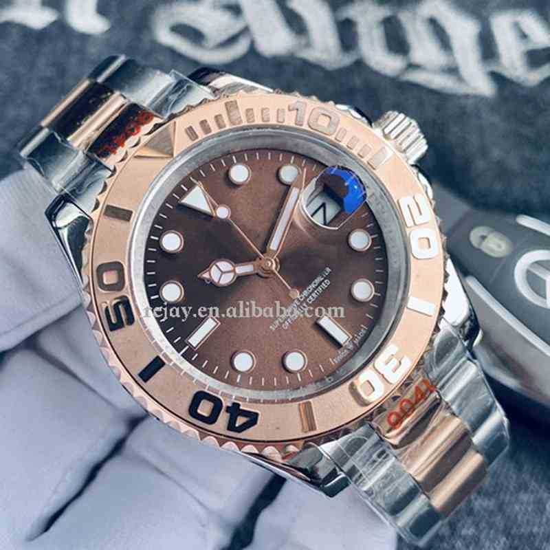 

Factory Outlet Watch Stainless Steel Strap Luminous Automatic Mechanical Movement 126621 40mm Men Yacht, Logo