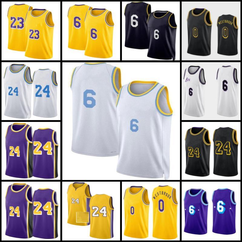 

Russell 0 Westbrook Basketball Jersey 75th 7 Carmelo Davis 3 Anthony 23 6 Space Jam James Tune Squad Yellow White Purple black LBJ Mamba 22 Mens Kids Youth 2022, Men jersey
