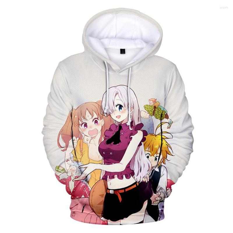 

Men's Hoodies 2022 Cute Boys Girls Fashion Print Outerwear Pullover Meliodas - Hoodie Men Streetwear Children's Anime Cartoon, 3d