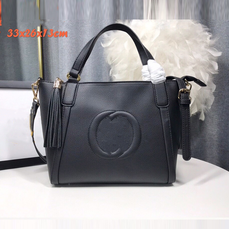 

Fashion handbag leather tassel pendant handbag designer bulk shopping bag catwalk casual classic shoulder messenger bag, Gold