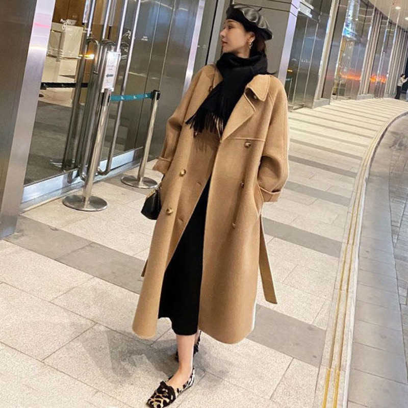 

winter womens woolen coats max designer cashmere coat high quality cardigan sweater cardigan windbreaker, Pink