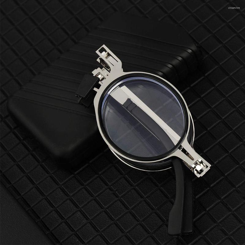

Sunglasses Fashion Eye Protection With Case Folding Ultra Light Frame Eyeglasses Anti-Blue Reading Glasses