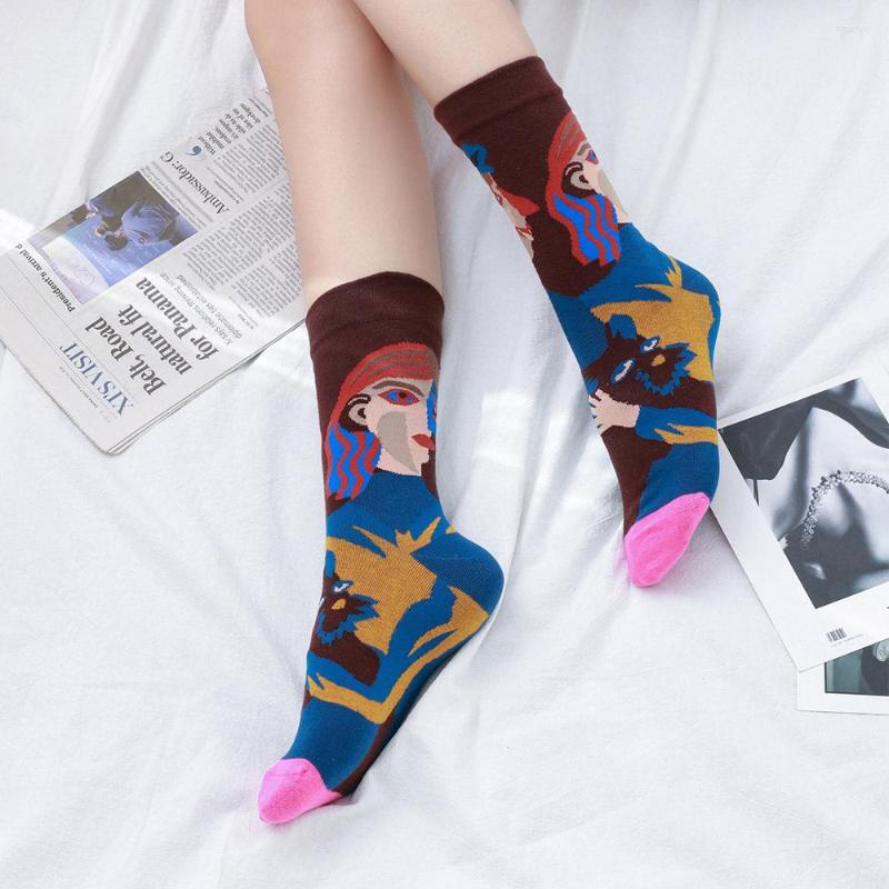 

Women Socks SUKE Fashion Personality Cotton Men's And Women's Sports Stockings
