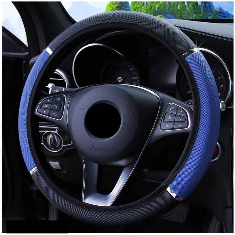 

Steering Wheel Covers 38CM Car Cover Auto Braid On The Case Funda Volante Universal Accessories