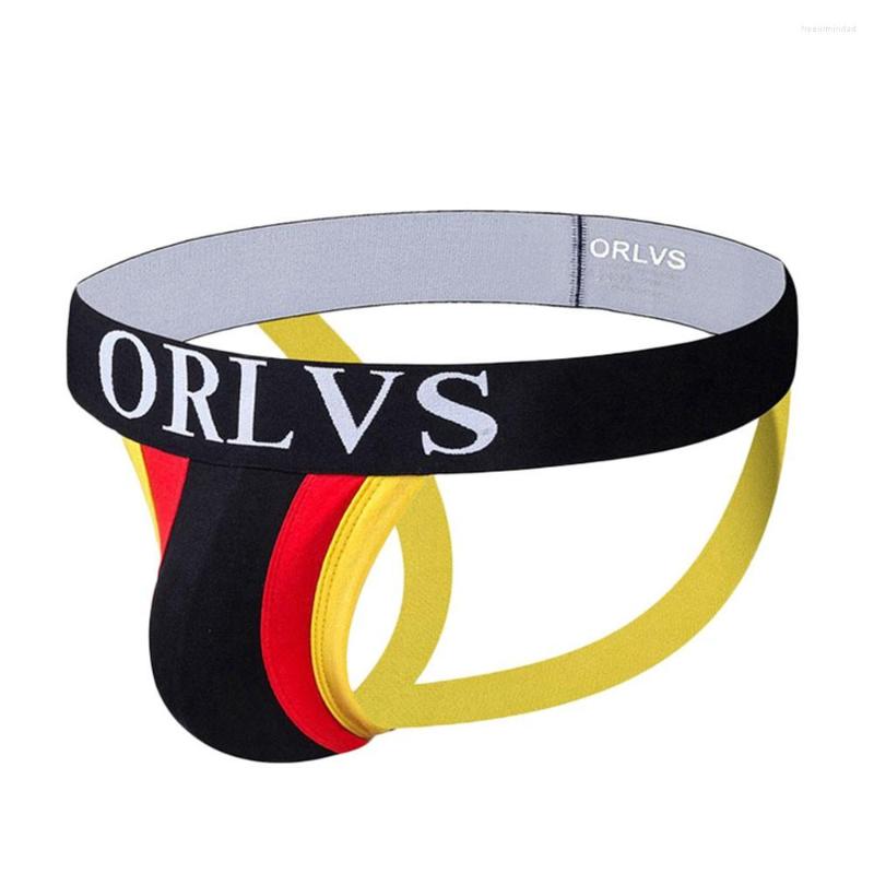 

Underpants Open Back Jockstrap Panties Men's Appeal Low Waist Wide Belt Thongs Comfortable Gay Briefs Breathable Hip Raise T, Black