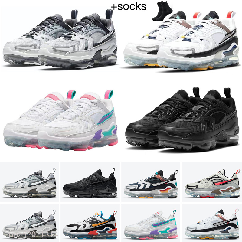 

EVO running shoes Evolution of Icons Hyper Grape Triple Black Blue Yellow Collectors Closet Wolf Grey men women outdoor sports trainer sneakers, # 9