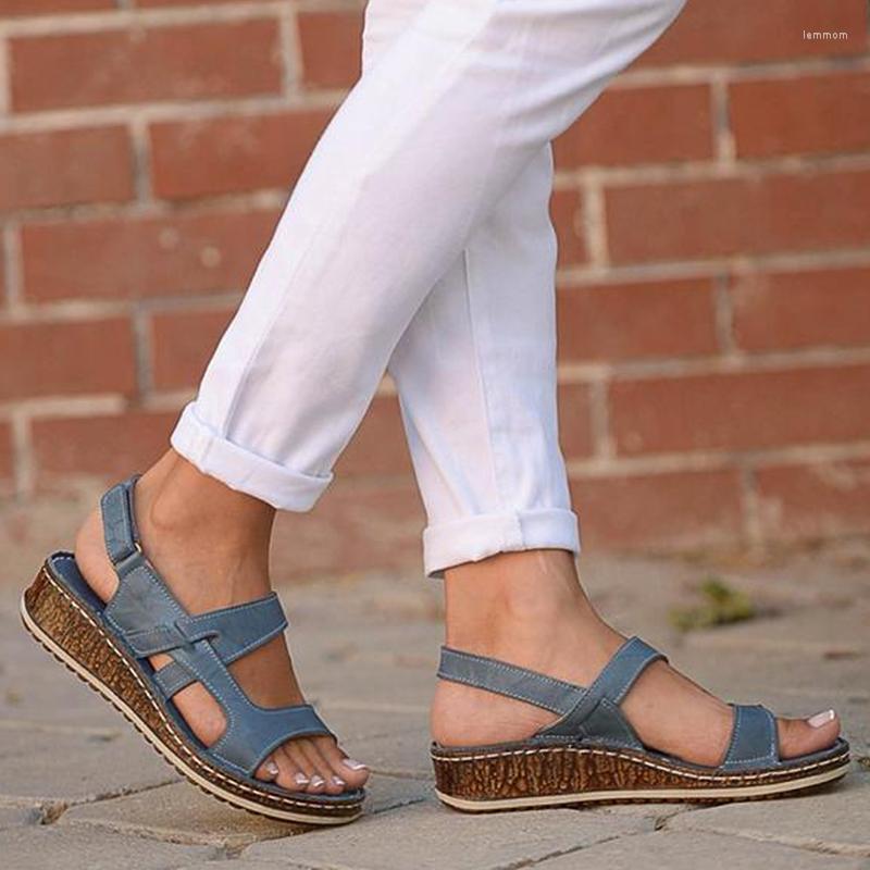 

Sandals Heels Beach Chaussures Femme Women Casual Classic Summer Soft Bottom Wedges Shoes For Woman