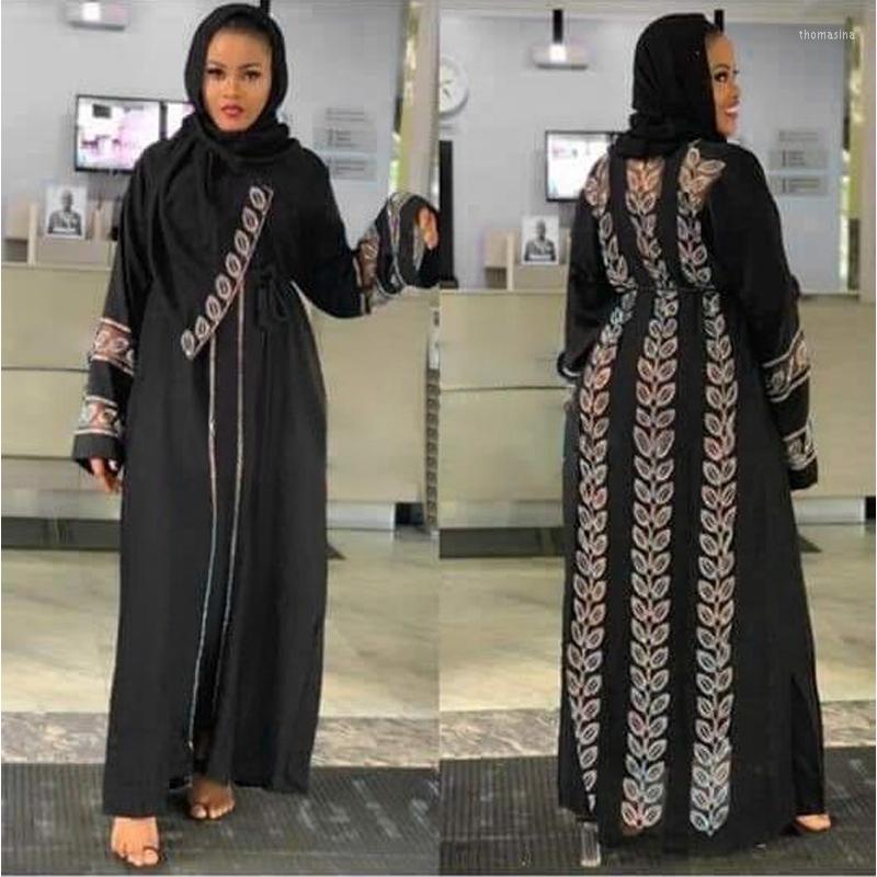 

Ethnic Clothing DressAbayas For Women Elegant Hijab Dress Dubai Turkey Muslim Caftan Marocain Shiny Stones Kimono Islamic