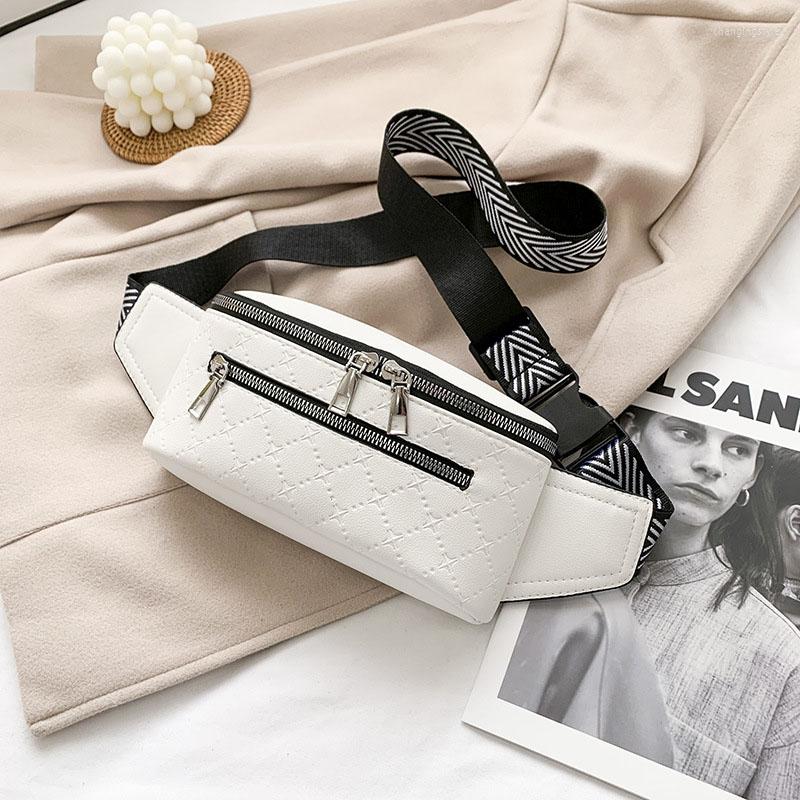 

Waist Bags Women's Fashion Leather Fanny Pack Shoulder Crossbody Ladies Women Belt Bag Multifunctional Chest, Pink waist bag