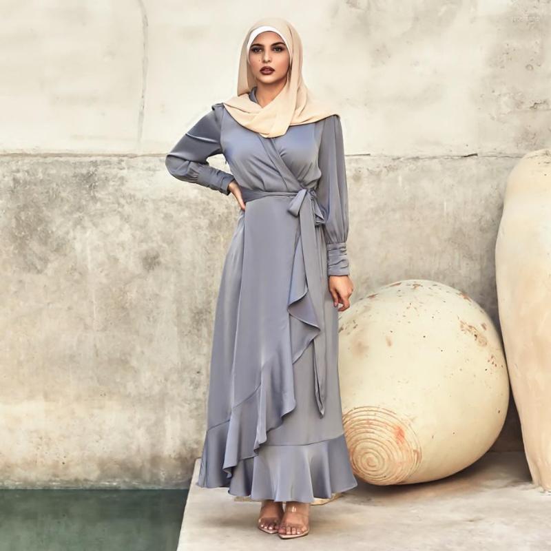 

Ethnic Clothing Kaftan Abaya Dubai Turkey Muslim Hijab Dress Islam Arabic Robe Longue Femme Musulmane Caftan Marocain Evening Dresses For