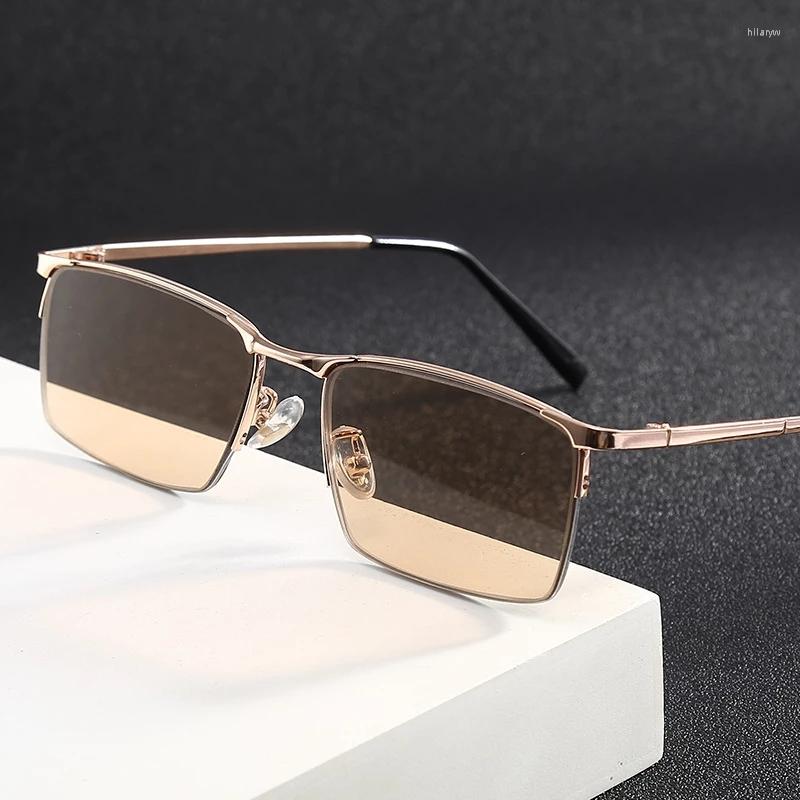 

Sunglasses HD Glass Reading Glasses Fishing Wire Half-frame Wear-resistant Scratch-resistant