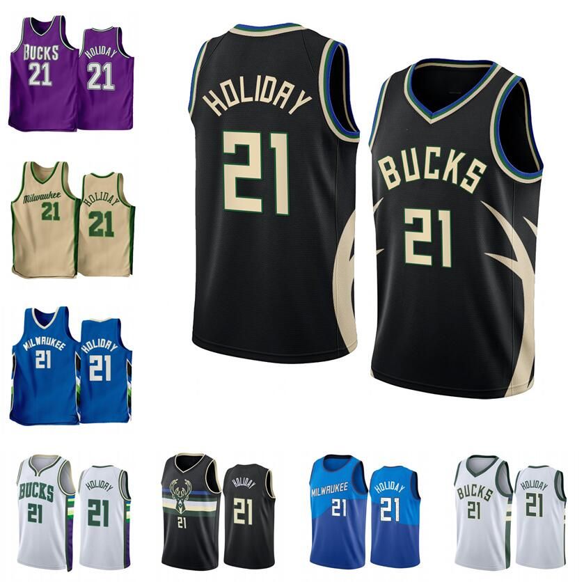 

CUSTOM custom Basketball Jerseys Jrue Holiday 2022-23 season white black city Men Women Youth jersey, With logo