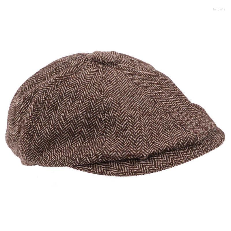 

Bandanas Octagonal Hat Sboy Cap Thermal Protection Practical Breathable Classic Internal Flocking For Gift