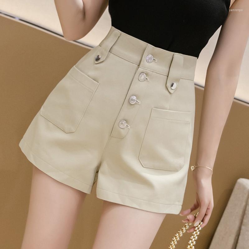 

Women' Shorts Women' Summer Loose Straight Wide Leg Pants Are Thin And Versatile Small High Waist ShortsWomen, Black