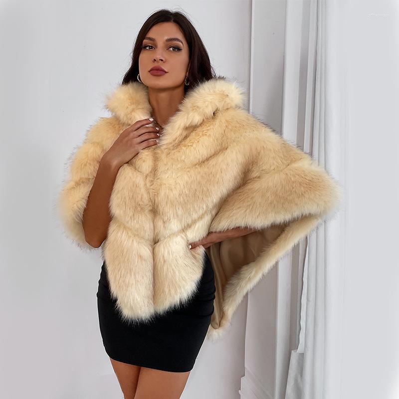 

Women's Fur Coat 2022 Factory Direct Hair Cross-border Long Imitation Women