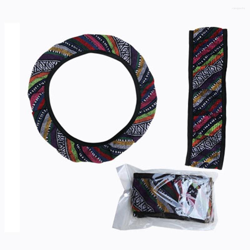 

Steering Wheel Covers Parts Cover Car Wearproof 15'' 37-38CM Grip Decor