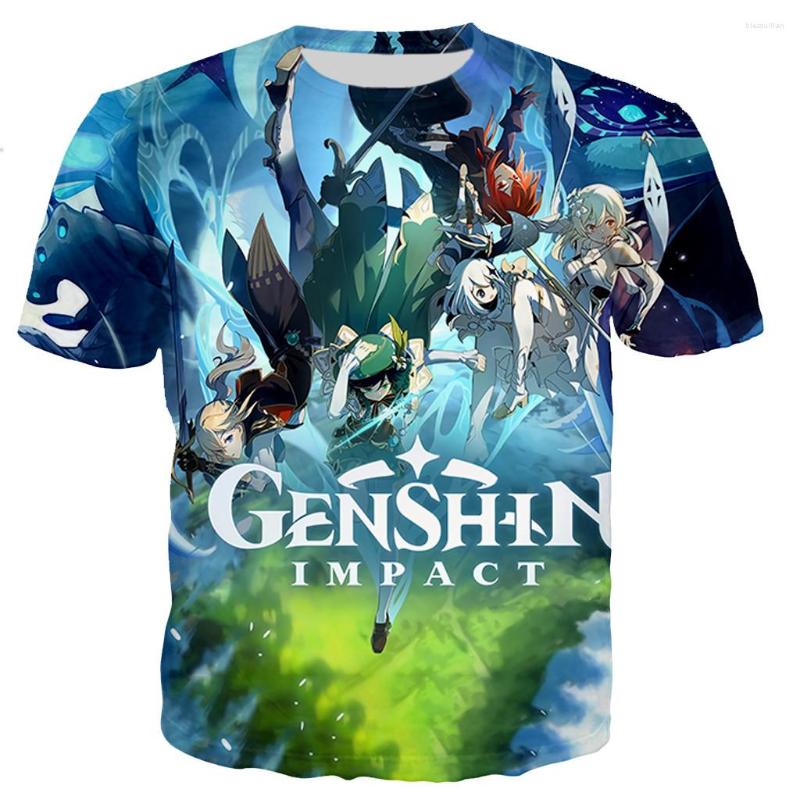 

Men' T Shirts Genshin Impact Men/women Fashion Cool 3D Printed T-shirts Casual Style Tshirt Streetwear Tops Drop, 08