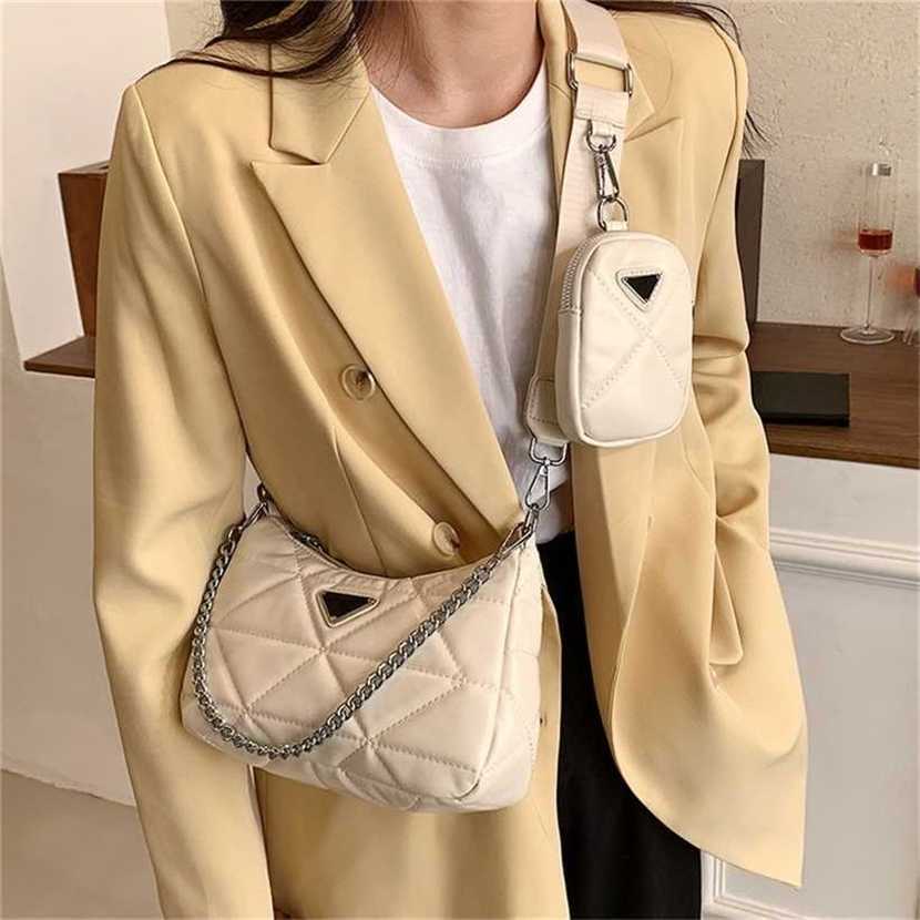 

60% OFF 2023 Designer bag trendy Dumpling female spring child mother one messenger net red tide flow chain, White