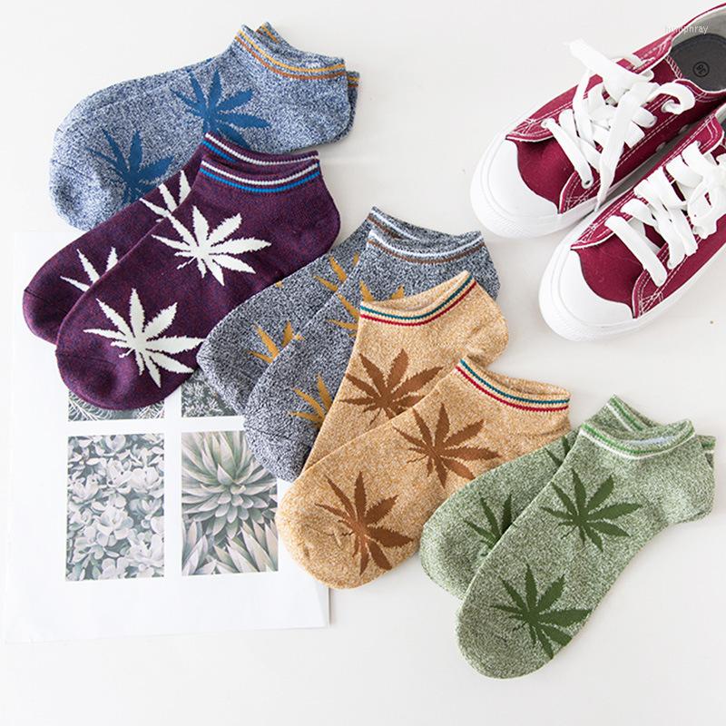 

Men's Socks Ulzzang Harajuku Fashion No Show Men Cotton Japanese Korean Ins Style Slippers Women Novelty Boat Sock, Purple