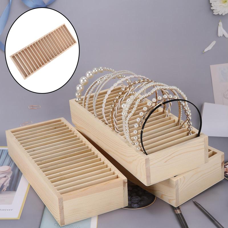 

Jewelry Pouches Headband Holder Hair Accessory Scrunchie Chains Bracelets Necklaces Storage Display Organizer Stand Rack For Teen Girl Women
