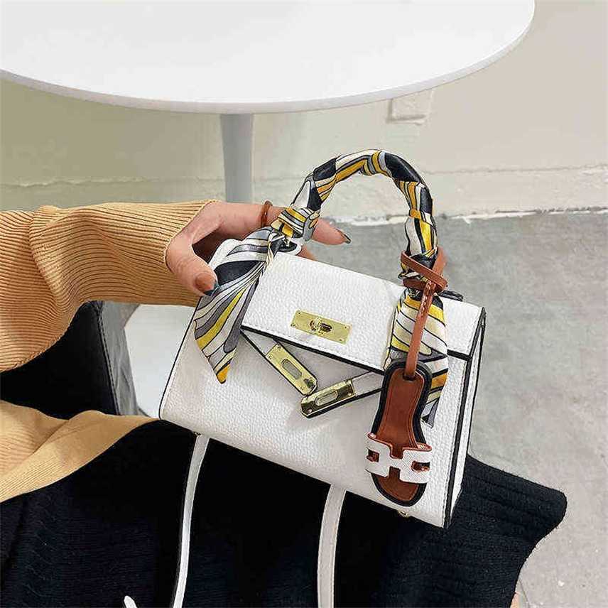 

Bag women 2022 new version versatile women's bag One Shoulder Messenger hand Purses, White