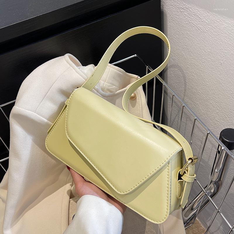 

Evening Bags Irregular Flap Small PU Leather Underarm Crossbody Fashion Summer Office Handbags For Women 2022 Shoulder Side Bag Ladies, Beige