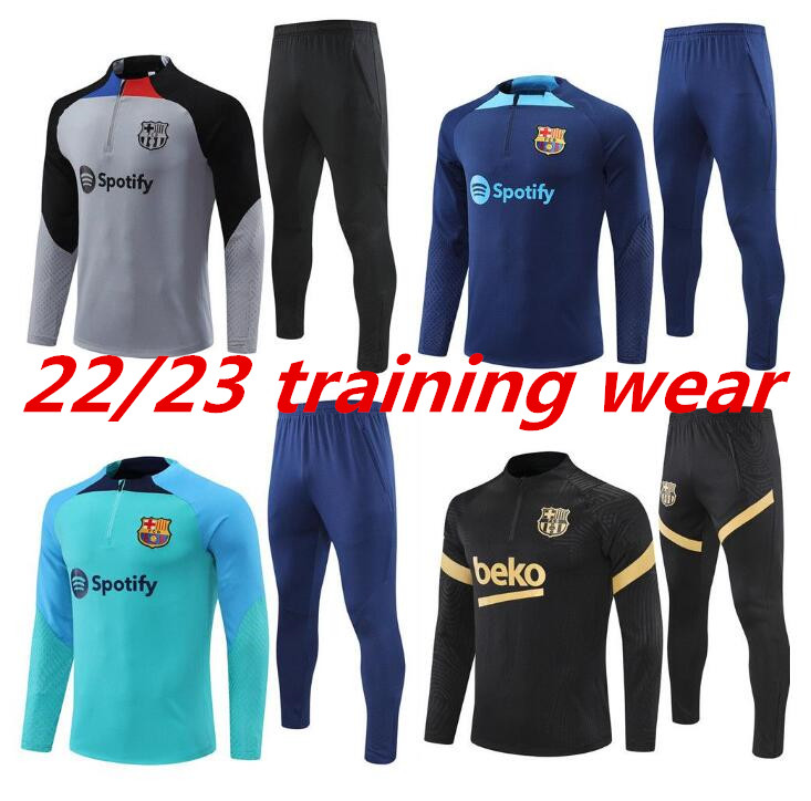 

ANSU FATI Camisetas de football 2022/23 Barcelona men and kids TRACKSUIT barca SET adult boys GRIEZMANN F. DE JONG TRAINING SUIT jacket chandal futbol survetement 999, Multi