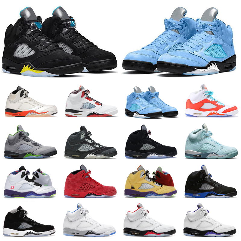 

men basketball shoes 5 5s Hyper Royal Concord Fire Red What The Shattered Backboard Michigan Aqua Anthracite Racer Blue mens trainers sports sneakers size 40-47, #15