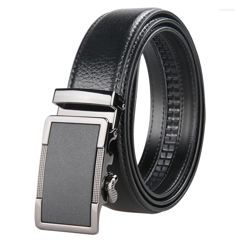

Belts Leather For Men Automatic Belt Male High Quality Black 95cm-125cm