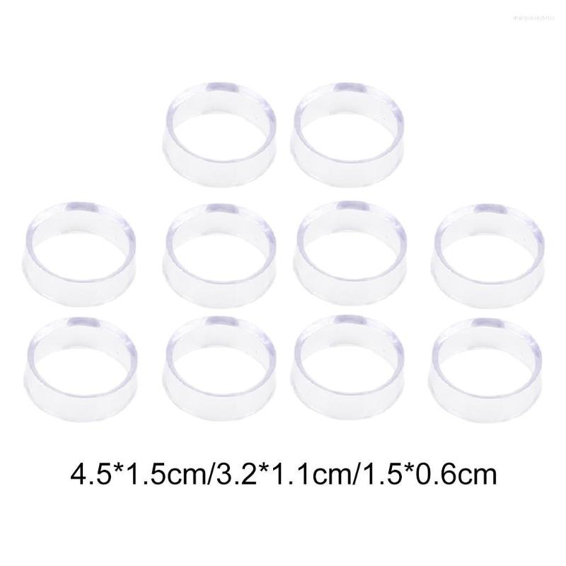 

Jewelry Pouches 10x Transparent Display Stand For Crystal Ball Stone Sphere Base Support