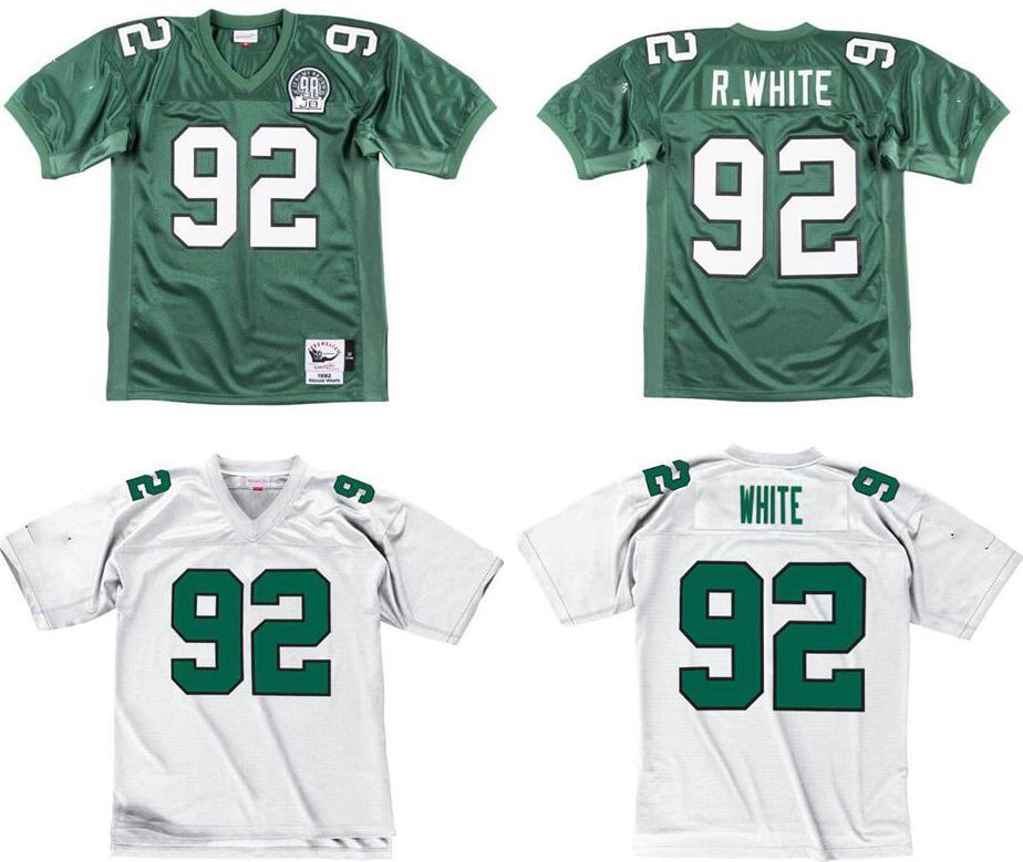 

CUSTOM custom Stitched football Jersey 92 Reggie White 1990 Mitchell & Ness retro Rugby jerseys Men Women Youth S-6XL, Stitched jersey